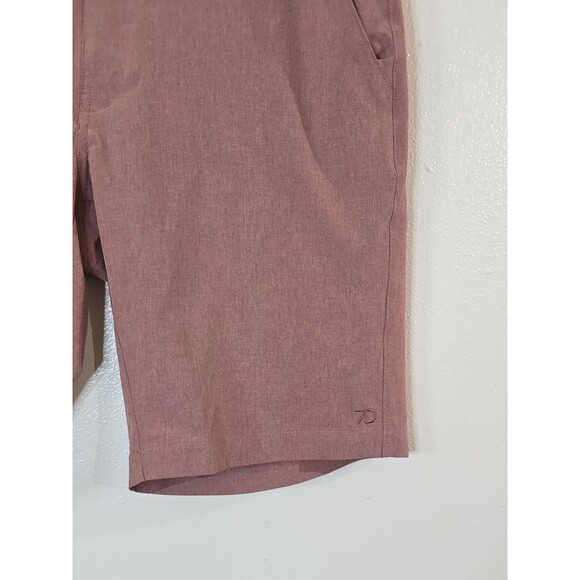 7 Diamonds Aeroplane Performance Shorts Mens Size 35 Red Heathered Board - Picture 4 of 10